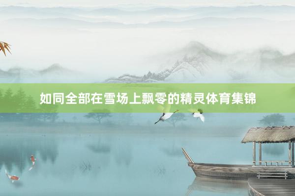 如同全部在雪场上飘零的精灵体育集锦