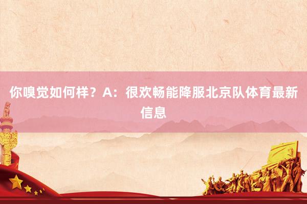 你嗅觉如何样？A：很欢畅能降服北京队体育最新信息