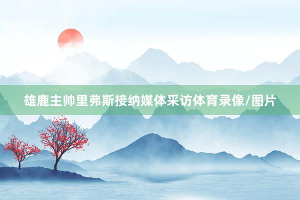 雄鹿主帅里弗斯接纳媒体采访体育录像/图片