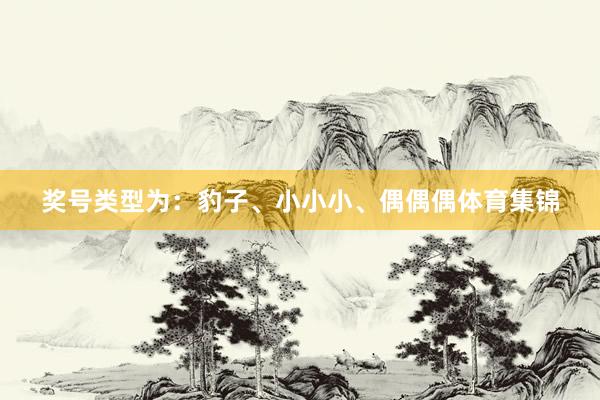 奖号类型为：豹子、小小小、偶偶偶体育集锦