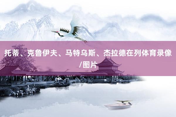 托蒂、克鲁伊夫、马特乌斯、杰拉德在列体育录像/图片