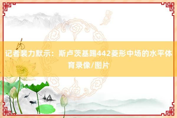 记者裴力默示：斯卢茨基踢442菱形中场的水平体育录像/图片
