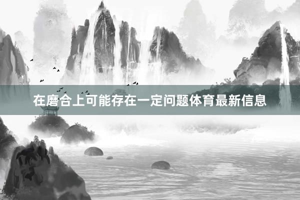 在磨合上可能存在一定问题体育最新信息
