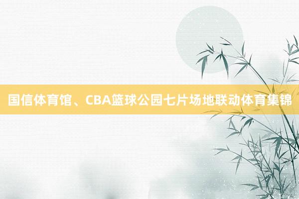 国信体育馆、CBA篮球公园七片场地联动体育集锦