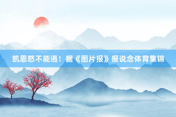 凯恩怒不能遏!据《图片报》报说念体育集锦