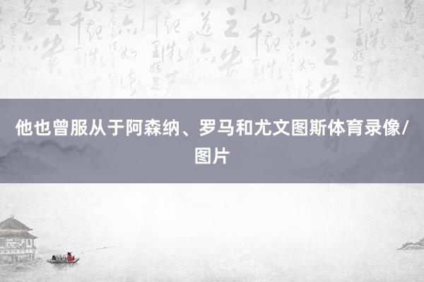 他也曾服从于阿森纳、罗马和尤文图斯体育录像/图片