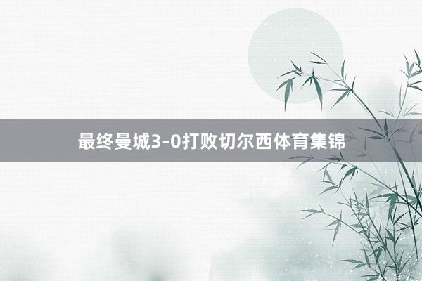 最终曼城3-0打败切尔西体育集锦